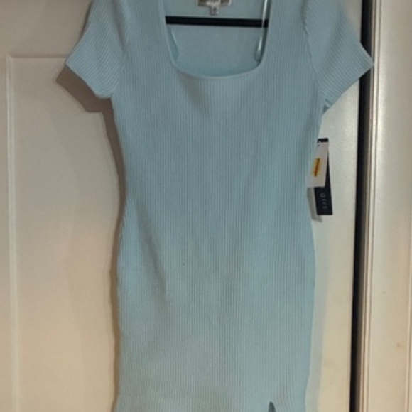 NWT Madden Girl Sky Blue Knit 👗 Dress - Picture 5 of 6